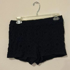 Boom Boom Jeans Black Lace Stretchy Shorts